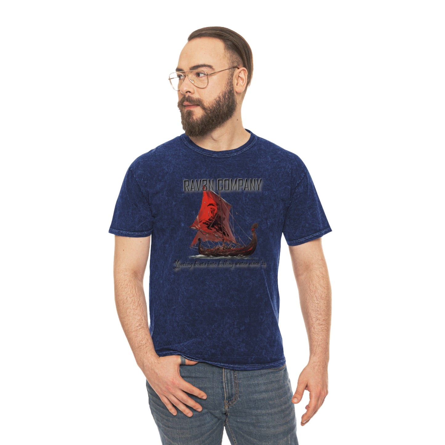 Old-style Boaty Recruitment Mineral-wash T-Shirt