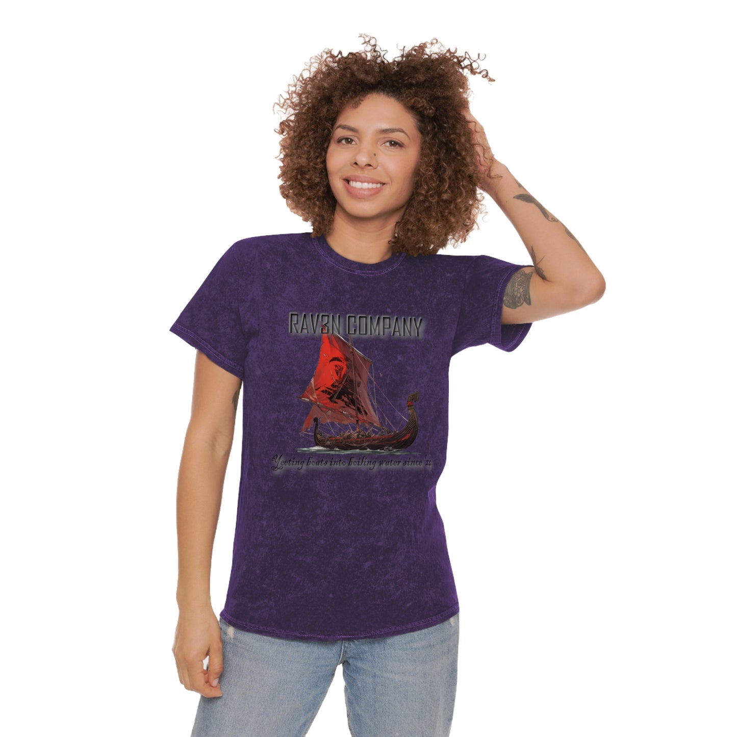 Old-style Boaty Recruitment Mineral-wash T-Shirt