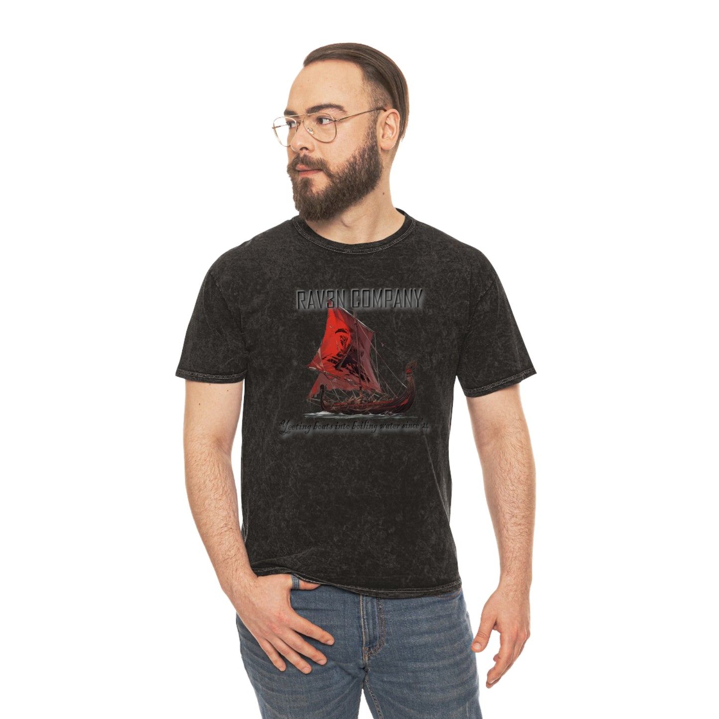 Old-style Boaty Recruitment Mineral-wash T-Shirt