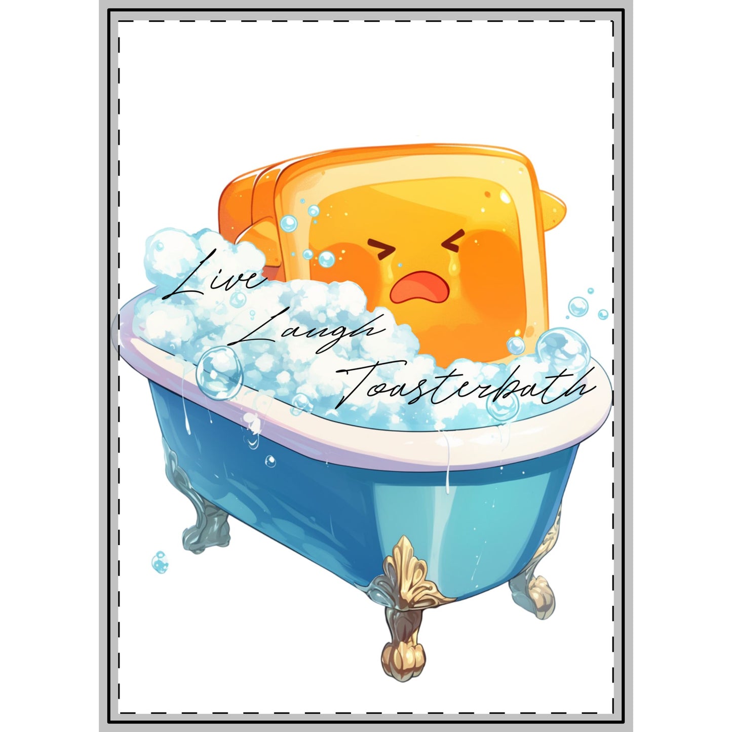 Live, Laugh, Toasterbath Tapestry feat. Captain Toasty