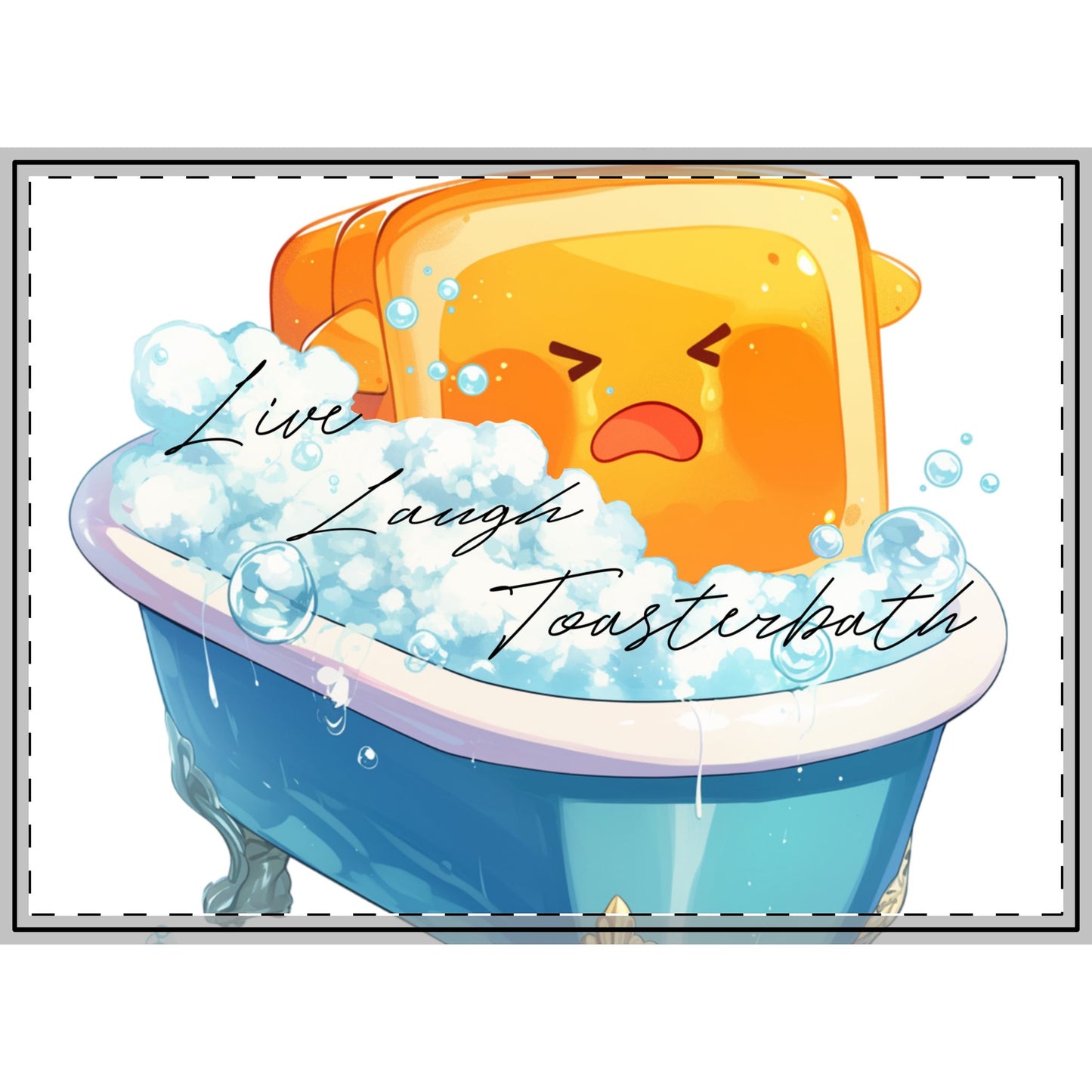 Live, Laugh, Toasterbath Tapestry feat. Captain Toasty