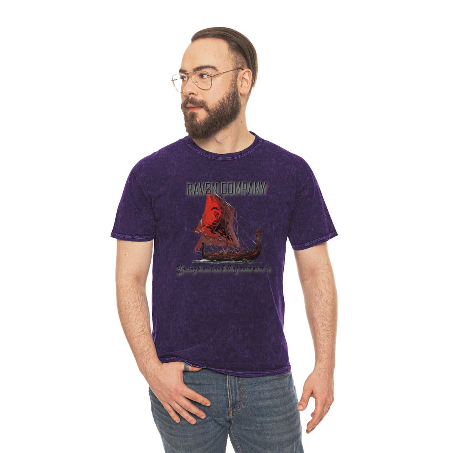 Old-style Boaty Recruitment Mineral-wash T-Shirt