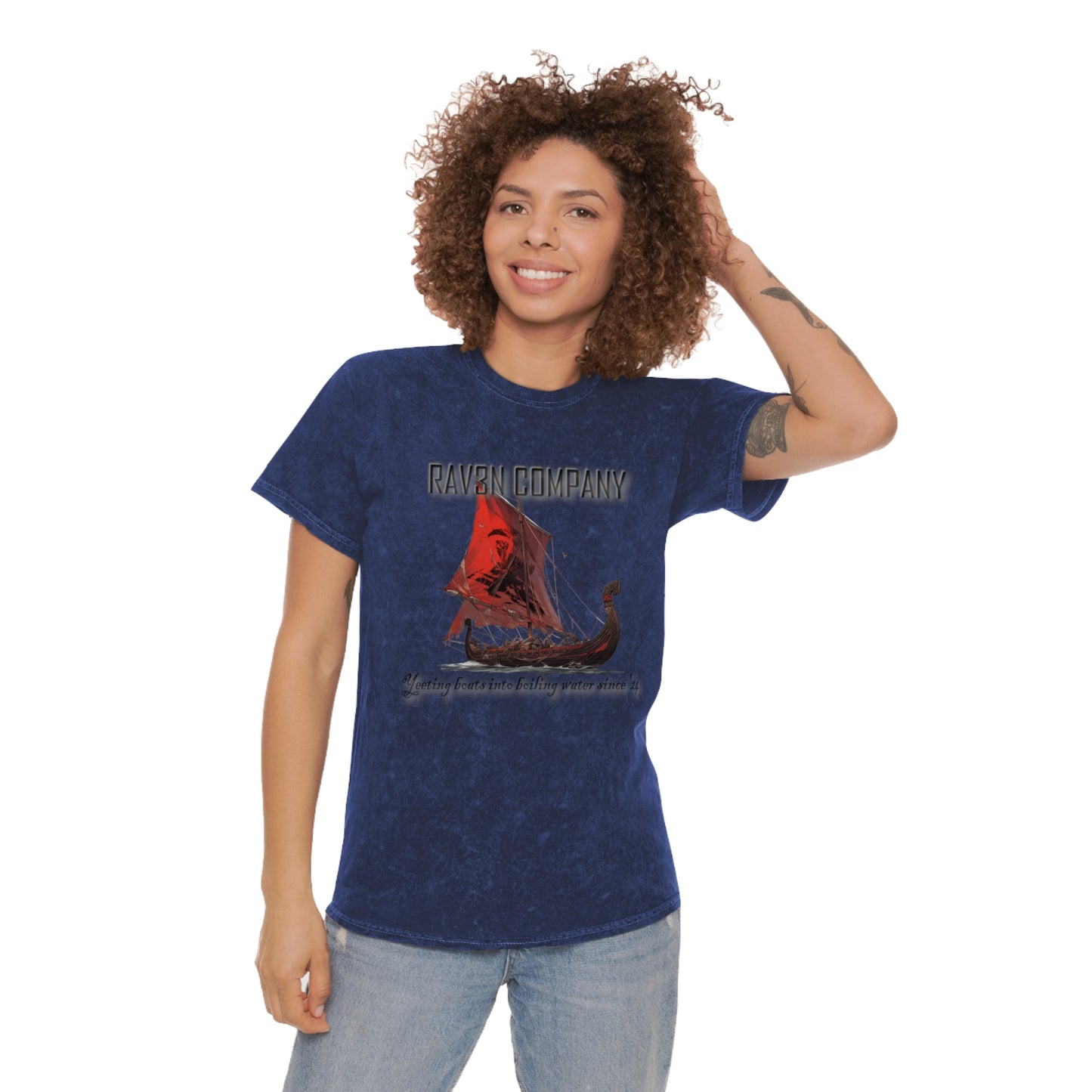 Old-style Boaty Recruitment Mineral-wash T-Shirt